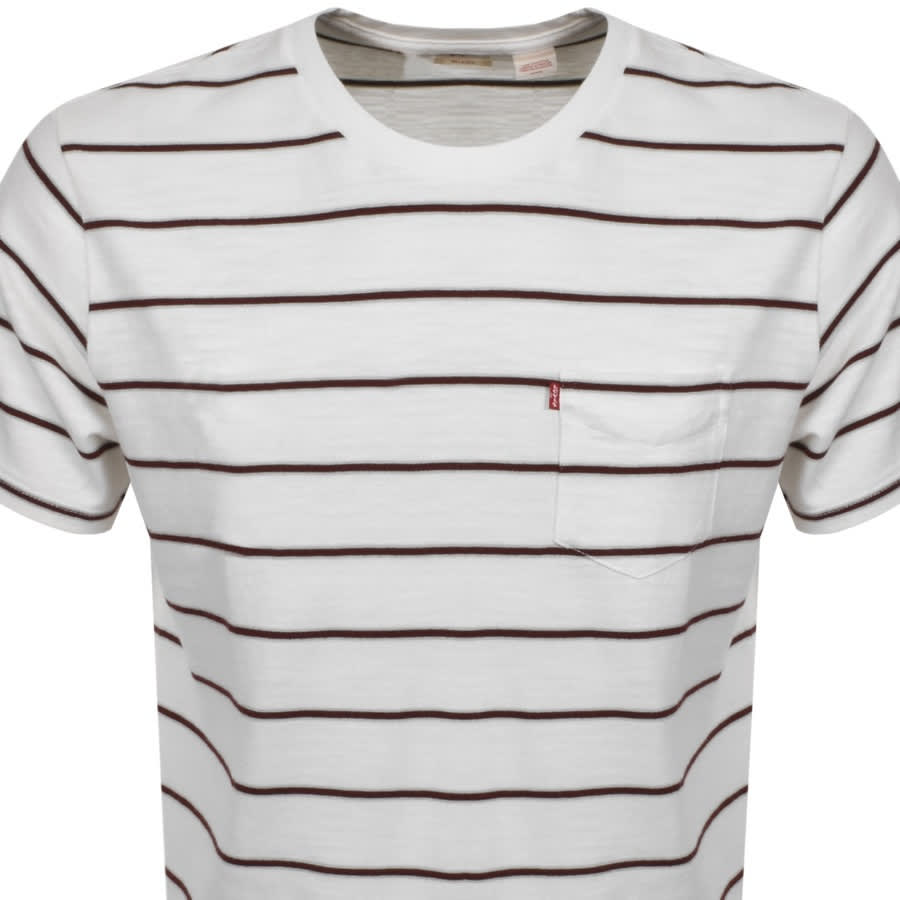 Alternative Image for ProductLevis Pocket Logo T Shirt White2